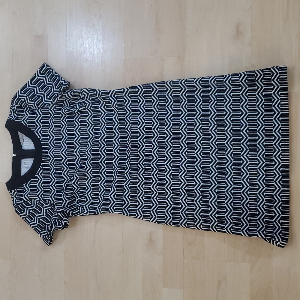 Banana Republic Black and White Dress